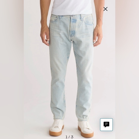 AG Men’s Wells Relaxed Tapered Light Blue Jeans Size 29 NWT - Picture 2 of 12
